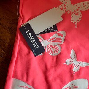 Oshkosh Butterfly Print Rash Guard 2 Piece Swimsuit size 6X New with tags